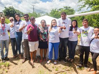 Famílias rurais de Pires Ferreira inauguram cisternas de água para consumo humano