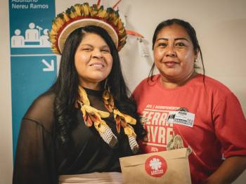 Lideranças indígenas transfronteiriças de Roraima entregam carta para Ministra Sônia Guajajara