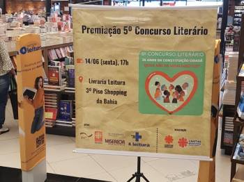 Premiação de concurso literário ocorre nesta sexta-feira (14), em Salvador
