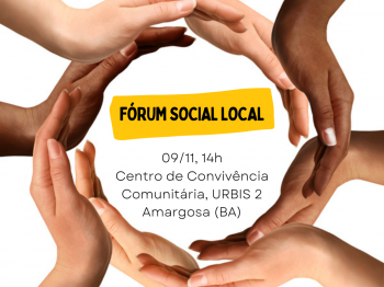 Amargosa terá fórum social no próximo sábado, 9