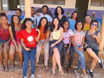 Jovens do Quilombo Buriti do Meio participam de oficina para produção de boletim informativo