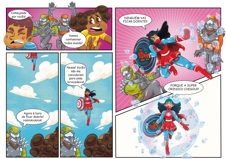 Cáritas Cáritas Em Roraima Lança Revista Em Quadrinhos De Super Heroína Que Ensina Sobre 3212